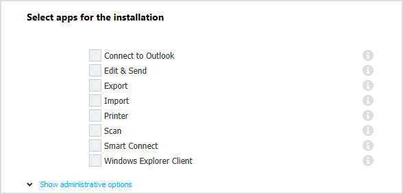 DocuWare Desktop Apps ready for installing
